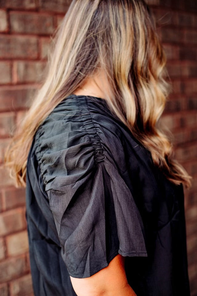 Casual Black Top